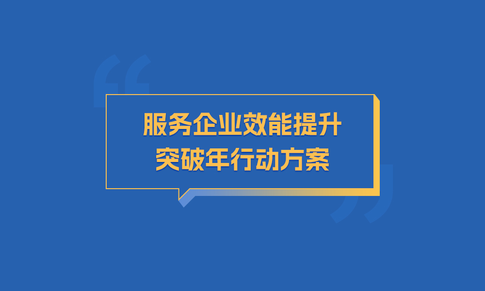 【圖解】黑龍江省服務(wù)企業(yè)效能提升突破年行動方案